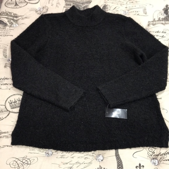 Alfani Mock-Neck Boucle Sweater - Picture 2 of 4
